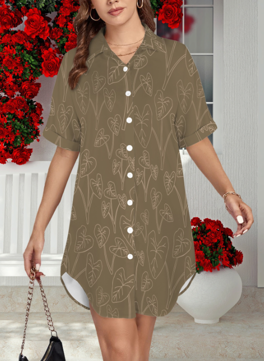 Honey Girl Kalo Shirt Dress